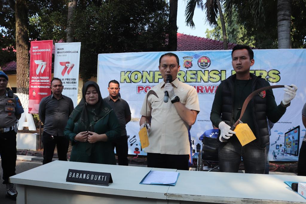 Polres Purwakarta Ringkus Tiga Berandalan Motor Yang Aniaya Seorang Pemuda di Kecamatan Babakancikao