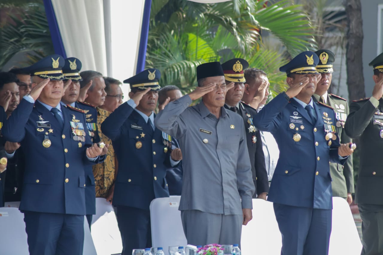JIMAT-AKUR IKUTI UPACARA HUT KE-78 TENTARA NASIONAL INDONESIA