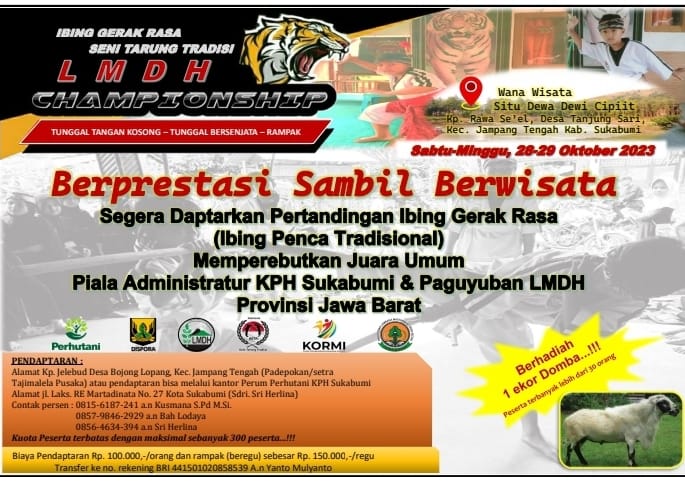 LMDH CHAMPIONSHIP IBING GERAK RASA SENI TARUNG TRADISI