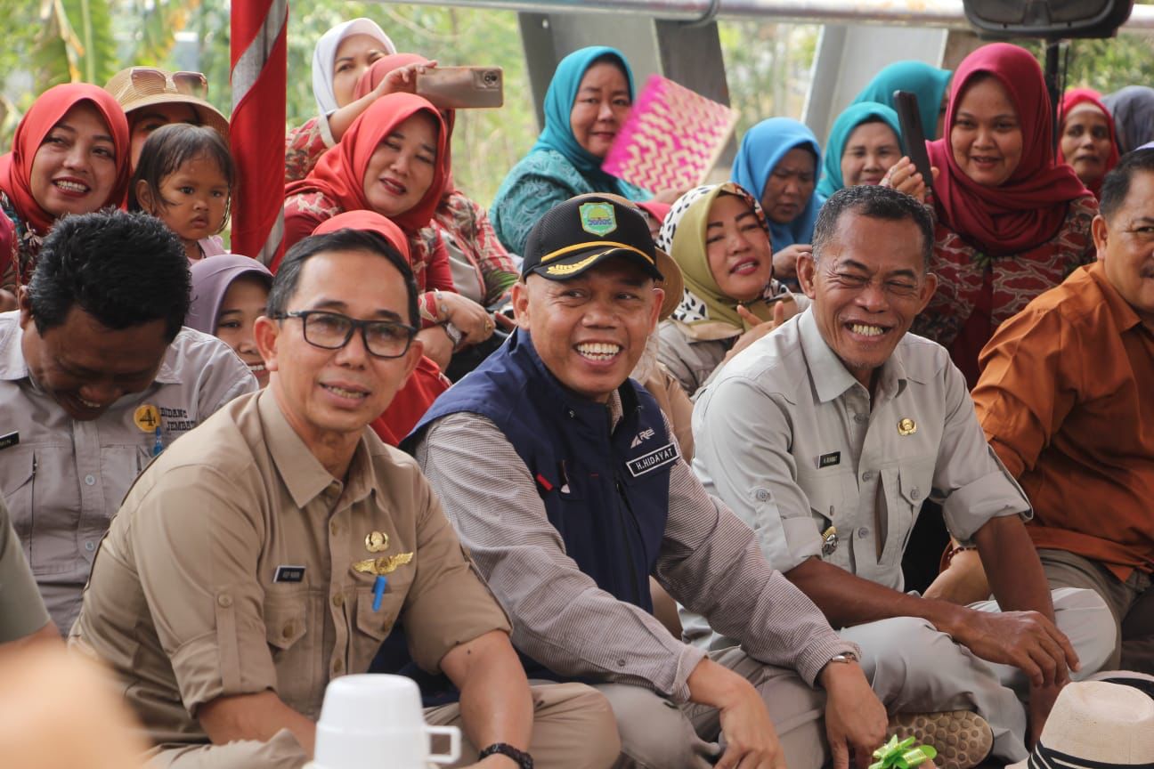 Bupati Subang Resmikan Jembatan Jimat Kahuripan Penghubung Kecamatan Pagaden Barat dan Cikaum