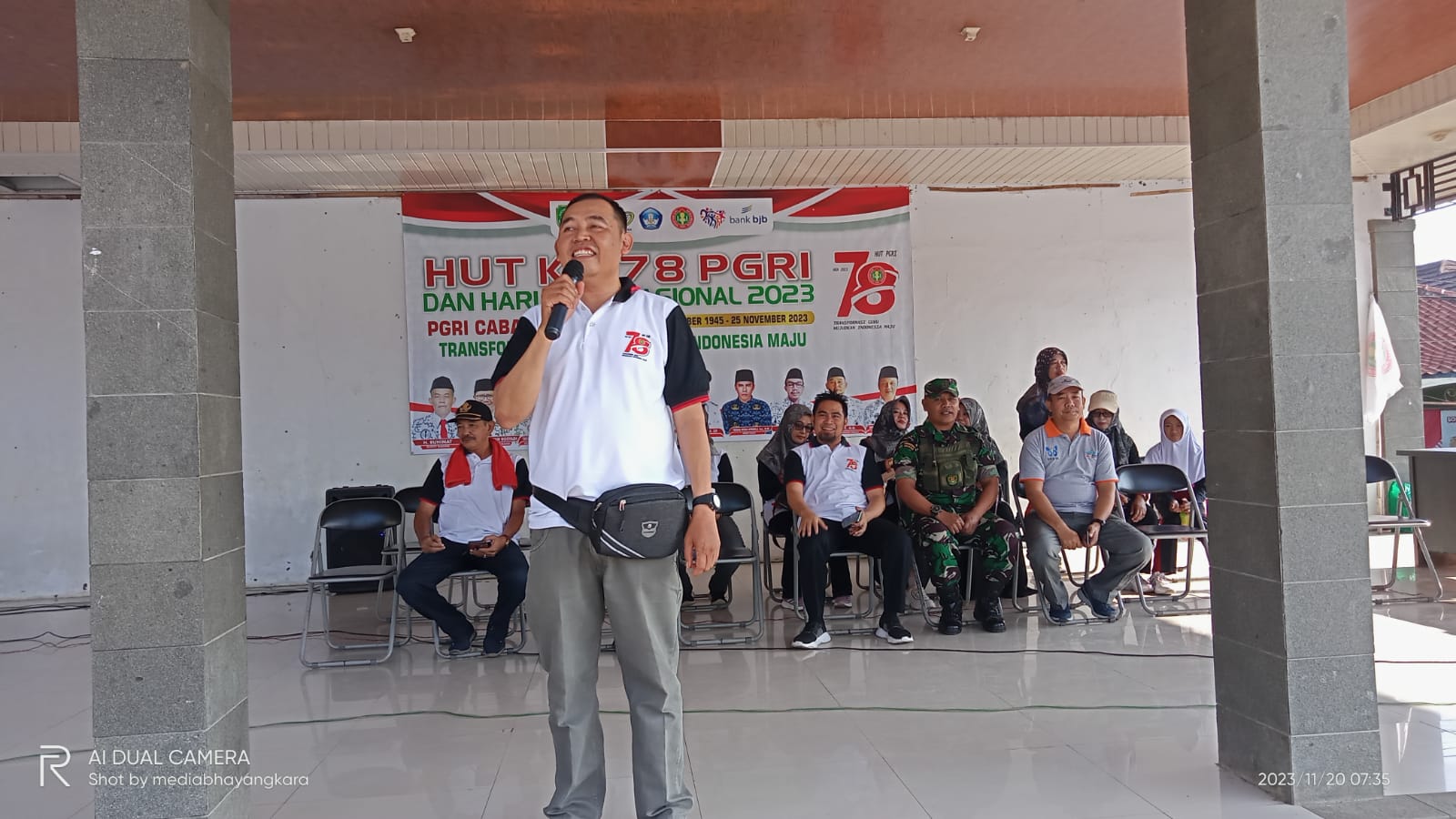 Di HUT PGRI Ke-78 Kecamatan Cisalak, Transpormasi Guru Wujudkan Indonesia Maju