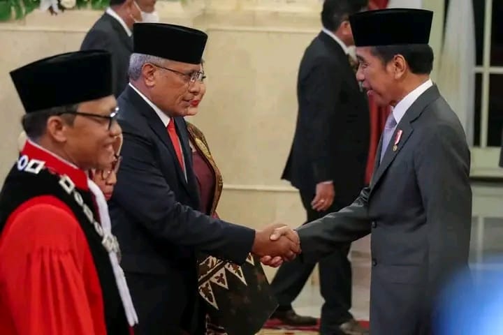 PRESIDEN RI RESMI MELANTIK IRJEN POL MARTHINUS HUKOM SEBAGAI KEPALA BNN RI