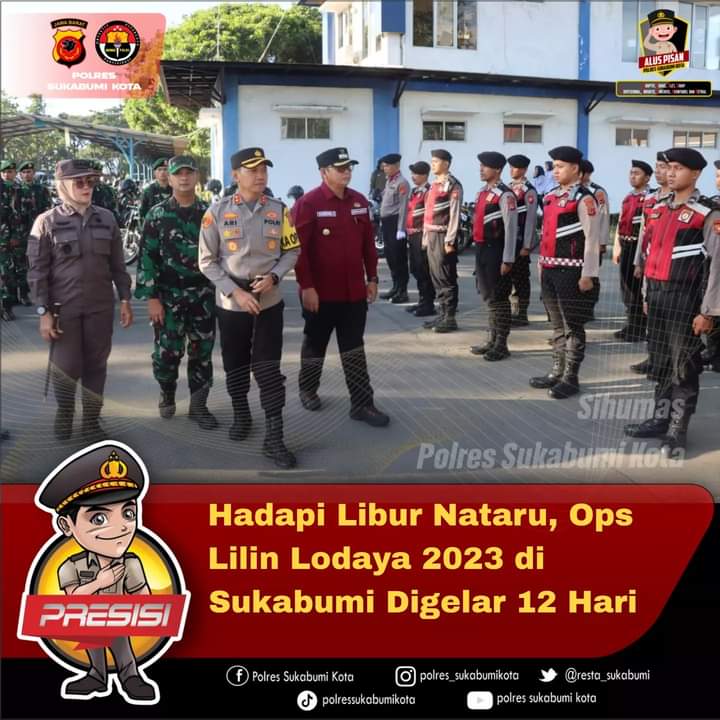 Jelang Natal dan Tahun Baru 2024, Polres Sukabumi Gelar Operasi Lilin Lodaya