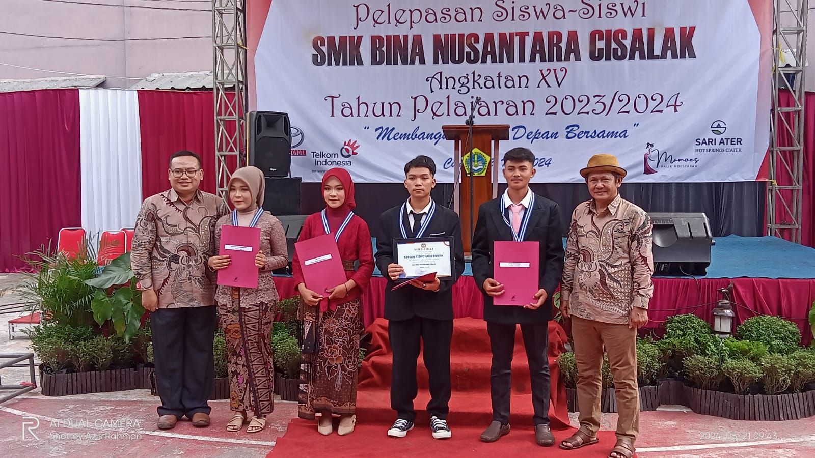 SMK Bina Nusantara Cisalak Gelar Pelepasan Siswa-siswi Angkatan XV Tahun Pelajaran 2023/2024, Membangun Masa Depan Bersama