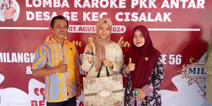Desa Cisalak Dan Desa Pakuhaji Raih Juara Ke-1 Lomba Karaoke Katagori Pop Sunda dan lagu Sunda Tingkat Kecamatan Cisalak