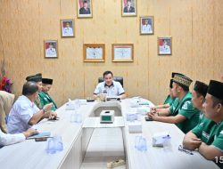 Dalam Rangka Persiapan Pelantikan Pengurus GP Ansor PC Kabupaten Pesawaran Audiensi dengan Bupati