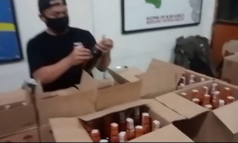 Paska Tahun Baru 2026 Satuan Polisi Pamong Praja (SATPOL - PP ) Sigap Amankan 279 Botol Miras