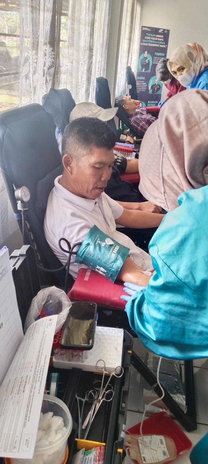 PTPN 1 Regional 2 Kebun Cisaroni Gelar Donor Darah Di Hari Buruh Internasional, May Day