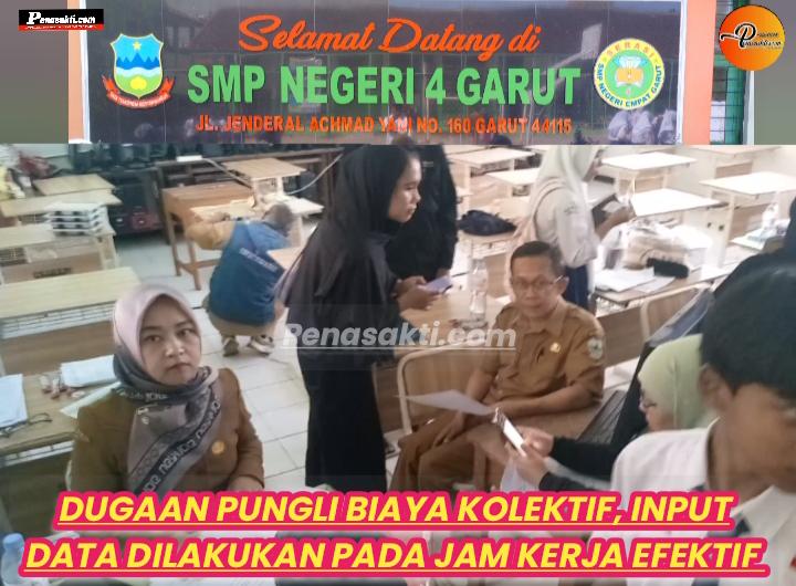 Ironis! Guru SMPN 4 Garut Input Data Diduga Pungli pada Jam Kerja Efektif